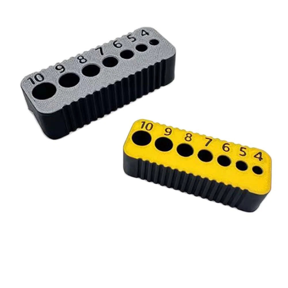 Drill Guide Block for Clean Boreholes (7 Holes)