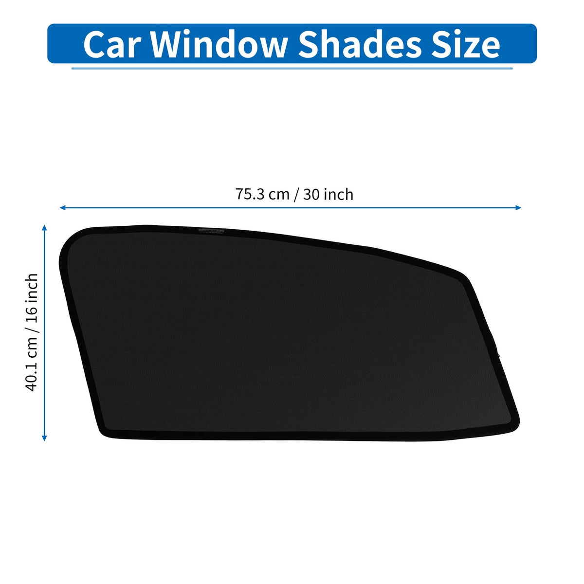Car Window Cover for Honda Fit GK3/4/5/6 GP5/6 (2013–2020) Black Net