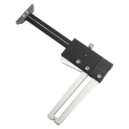 Tire Measuring Tool for Versatile Applications (Black/Silver)