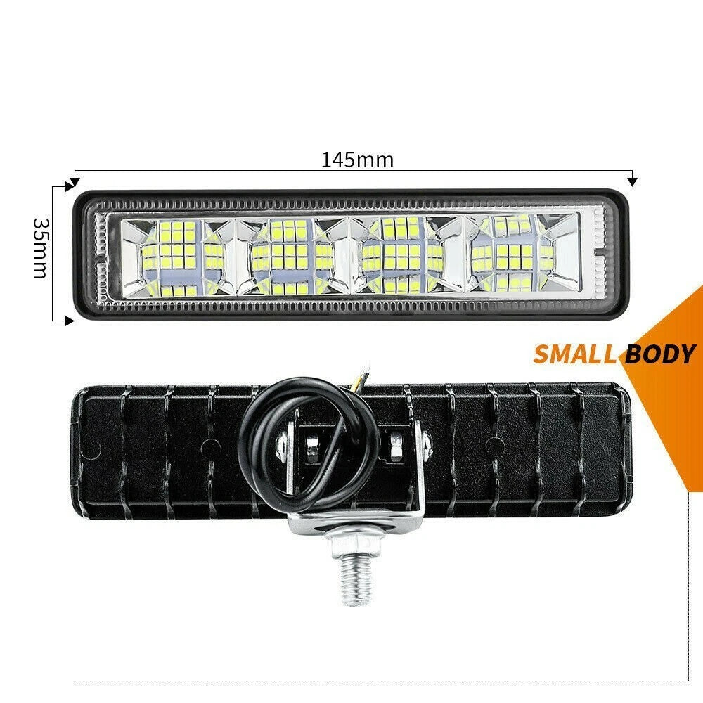 72W LED Work Light Bar for Off-Road Vehicles (Universal Fit)