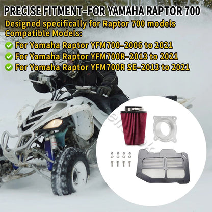 Air Intake Upgrade Kit for Yamaha Raptor 700 700R (2006–2019)