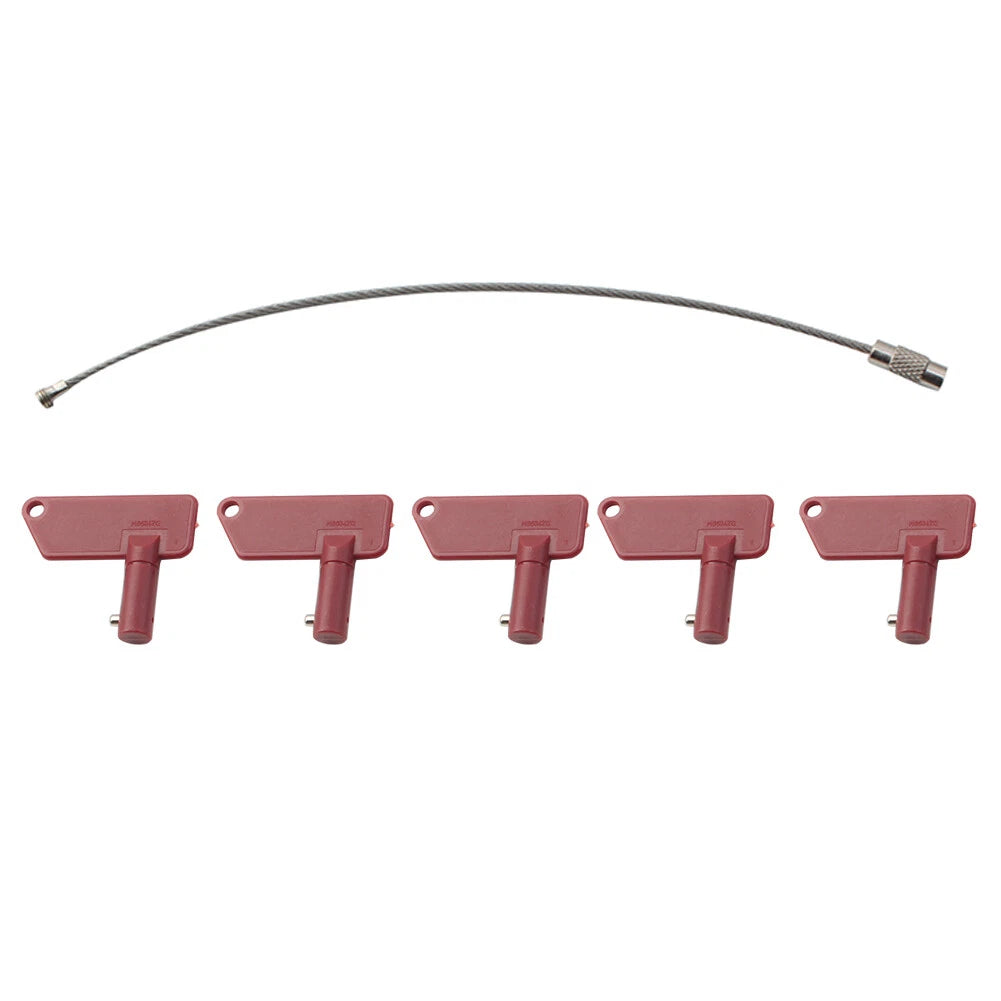 5PCS Ignition Key for Terex Battery Disconnect Isolator