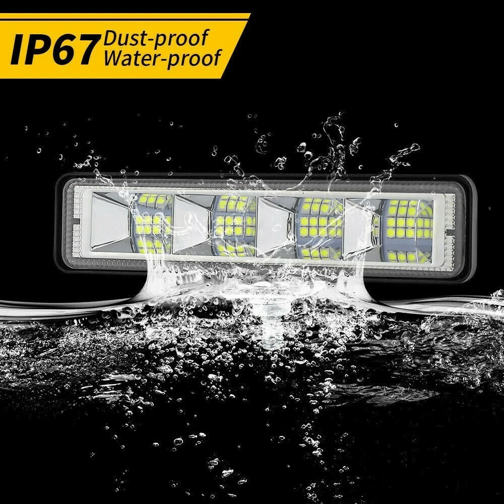 72W LED Work Light Bar for Off-Road Vehicles (Universal Fit)