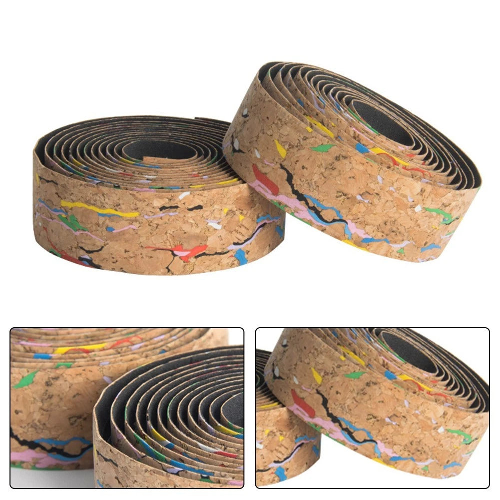 Cushioned PU Handlebar Tape for Comfortable Cycling (2150mm Length) Brown