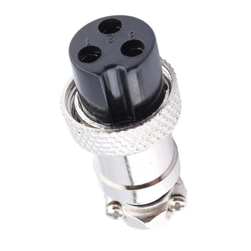 GX16 3 Pin Aviation Connector for Panel Mount Wire Harness