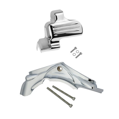 Cylinder Base Side Cover & Starter Cover for Harley Touring (2007–2016) Dyna (2006–2017)