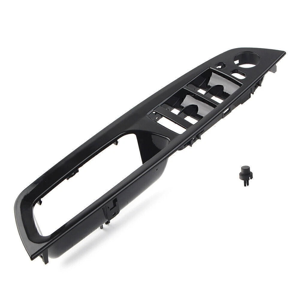Gloss Black Inner Door Handle Panel Trim Cover for BMW X5 X6 (2007–2013)
