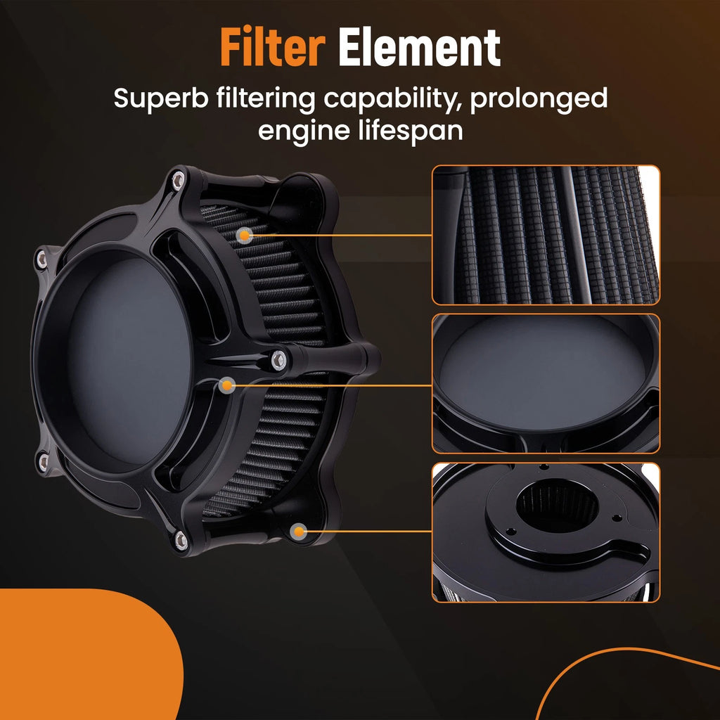 Air Intake Cleaner Kit for Harley FLSTNSE (2014–2015) Reusable Filter