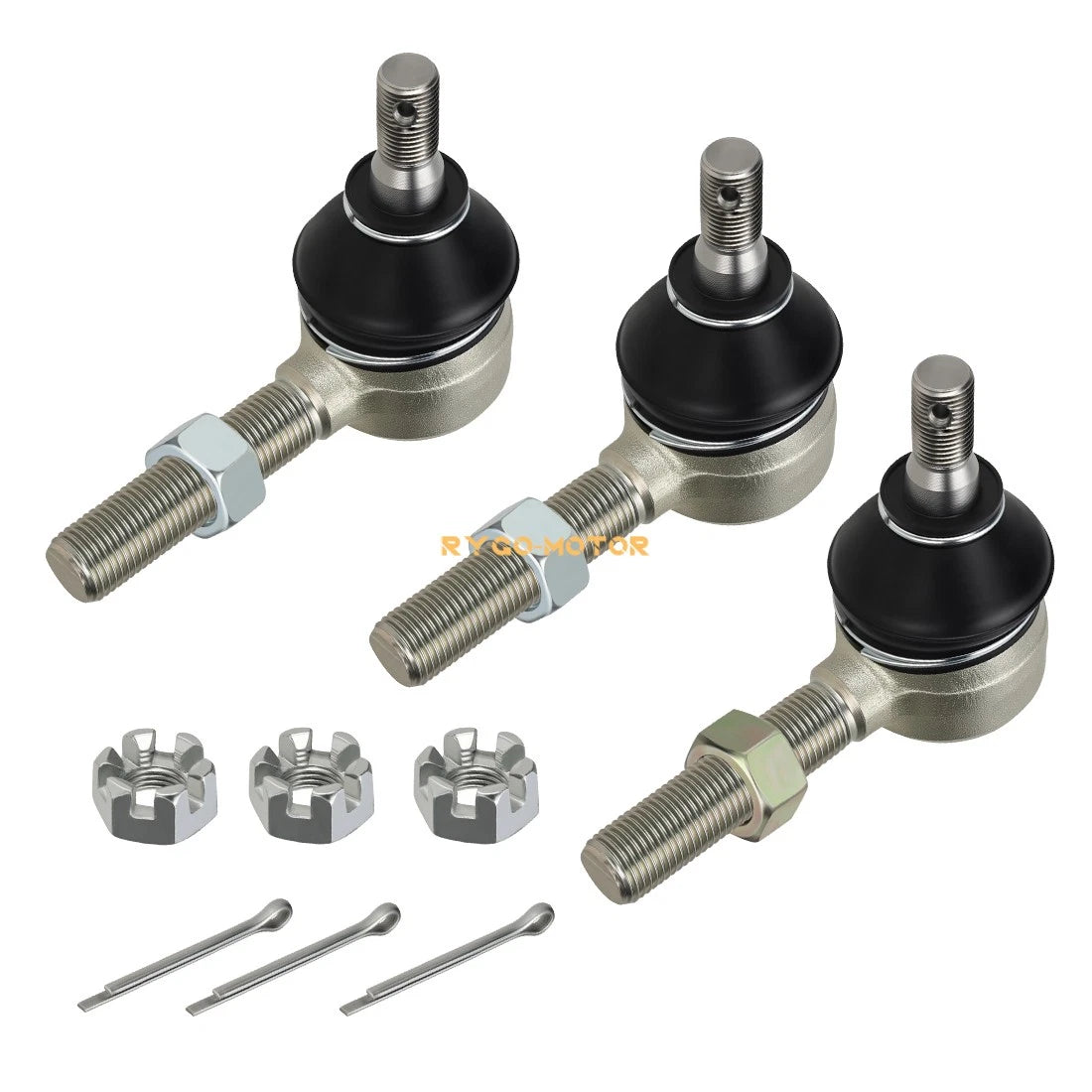 Set of 2 Steering Tie Rod Ends for Club Car DS Golf Cart (1976–2008) 7539 7540