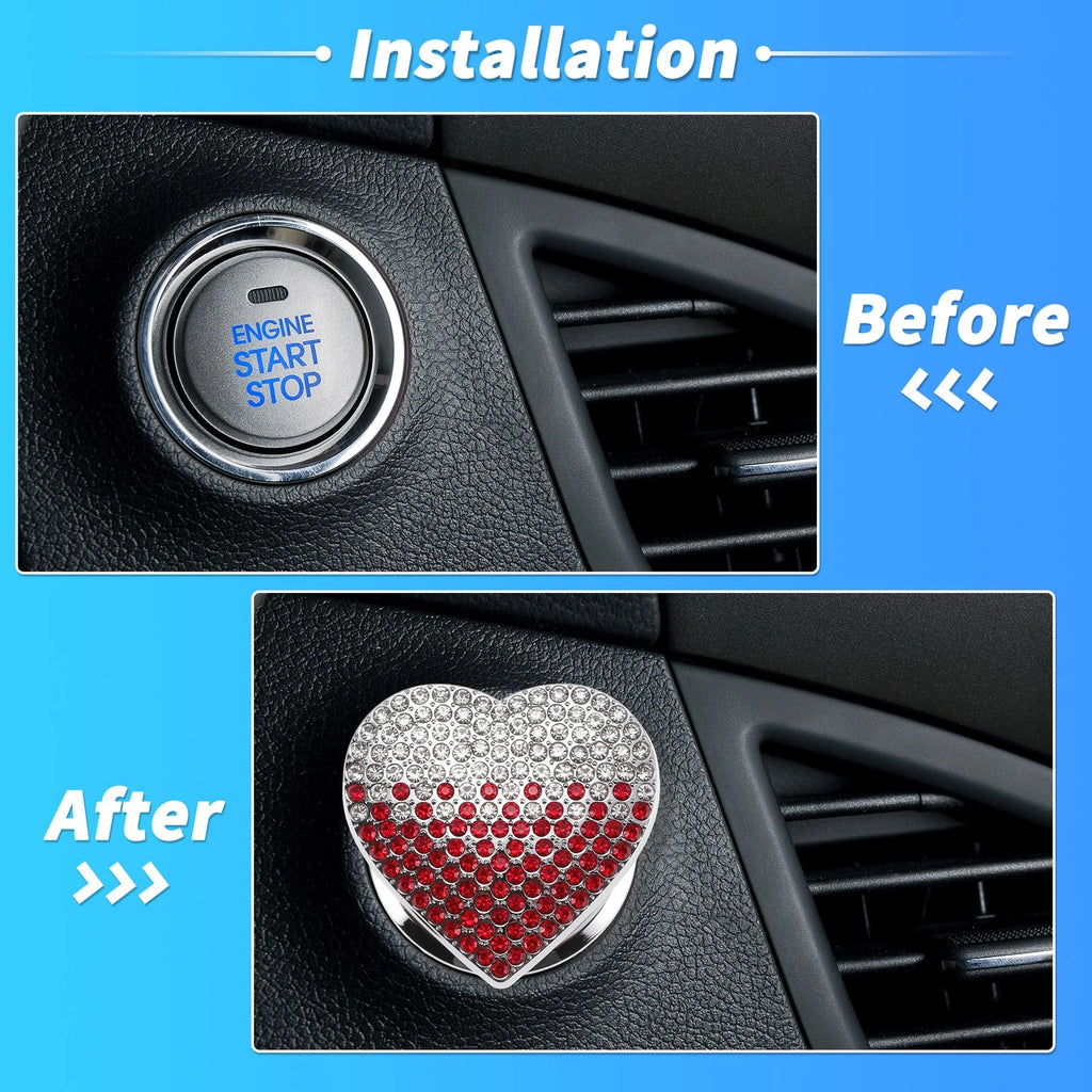 Control Switch Knob Button Cover Trim Ring for Universal 4x4.5cm (Universal)