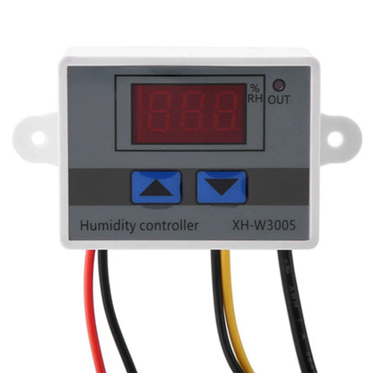 Two-button panel humidity controller for greenhouse (no part numbers)
