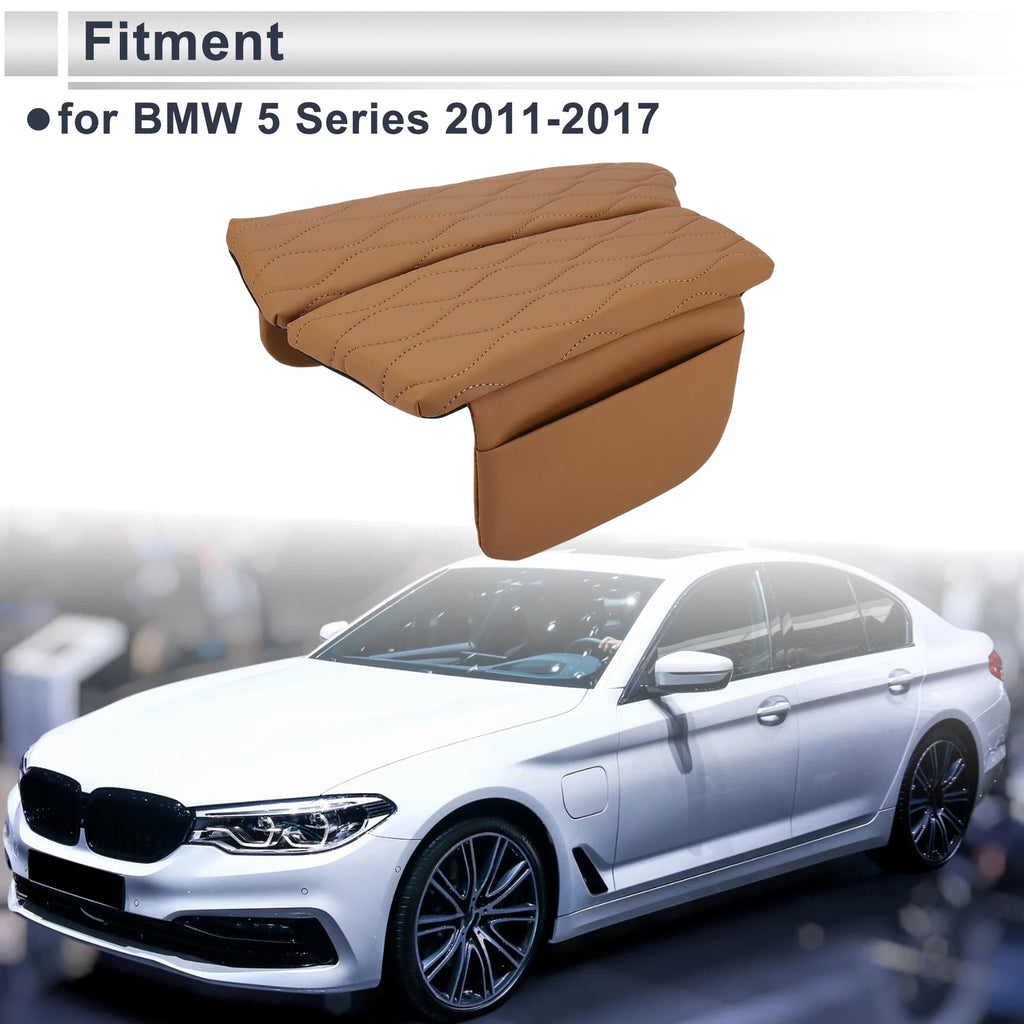 Car Center Console Cover with Storage Bag for BMW 5 Series (2011–2017)