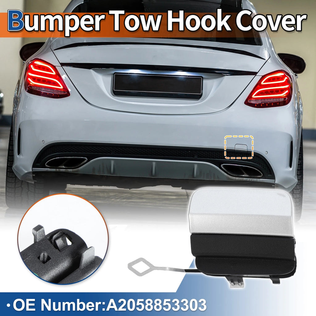 Rear Tow Hook Cover Replacement for Mercedes-Benz A-Class W177 (2019–2024)
