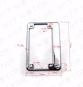 Chrome Motorcycle License Plate Frame for HTTMT