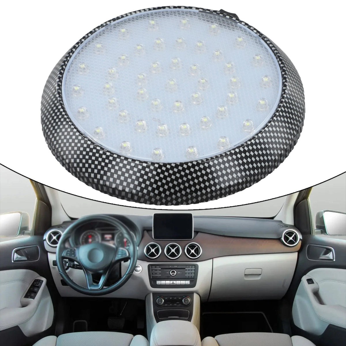 Ceiling Light for Car Interior (Easy Installation, Wear-Resistant)