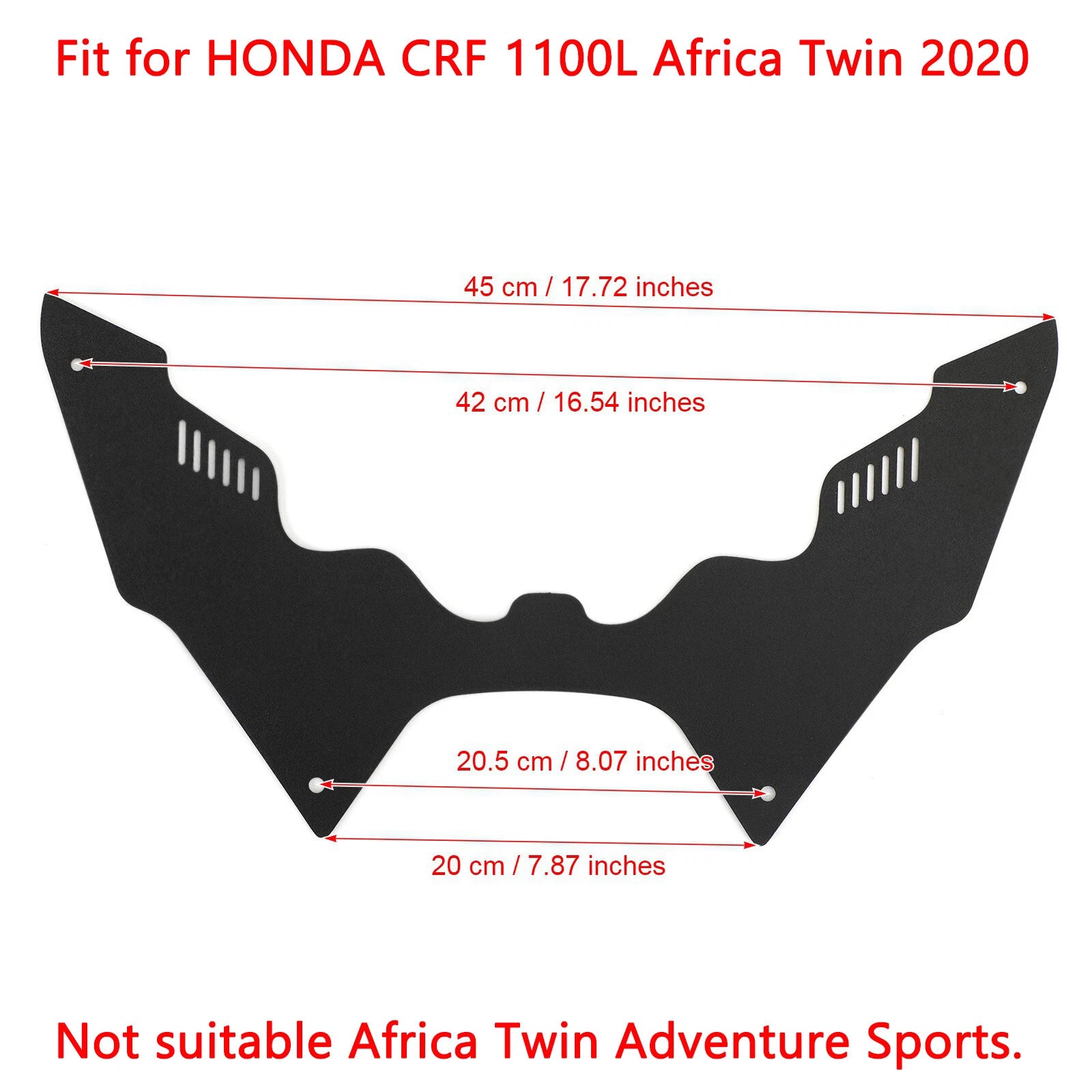 Forkshield Updraft Deflector for Honda CRF 1100L Africa Twin (2020)