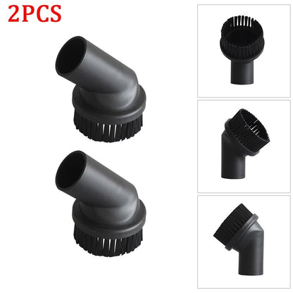 2X Dusting Tool Round Brush for Nilfisk Vacuum Cleaner (35mm)