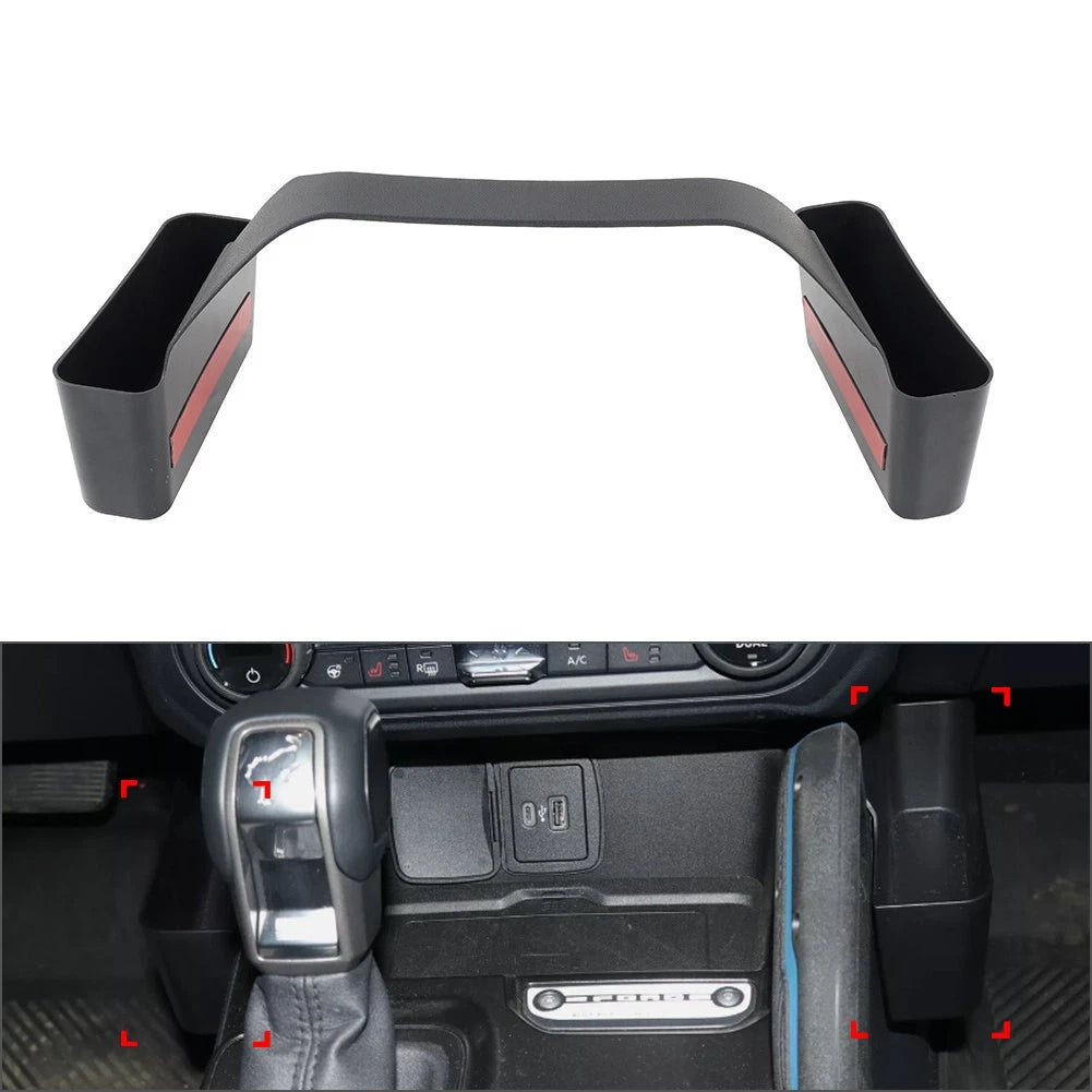 Gear Shift Side Storage Box Tray for Ford Bronco (2021–2024)