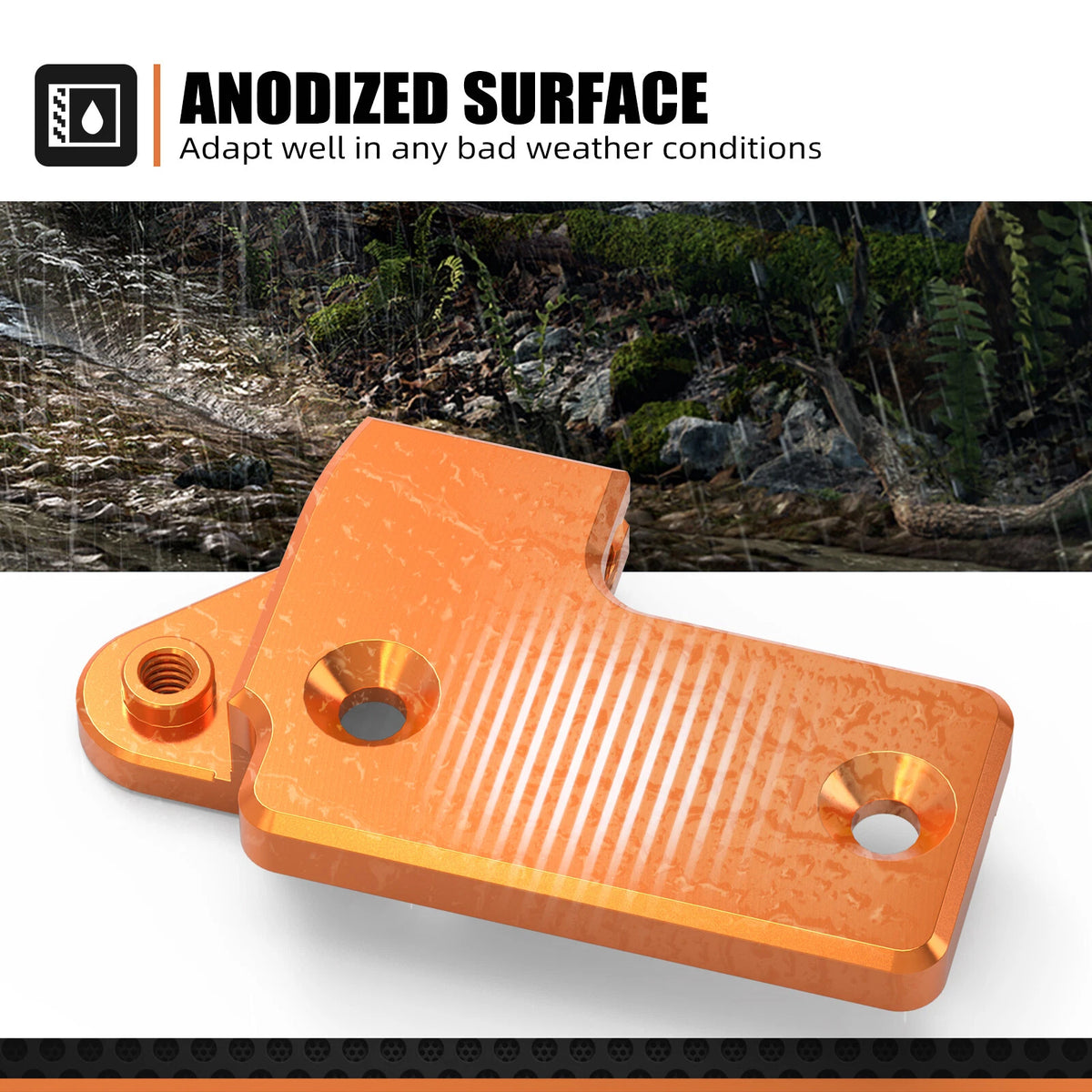 Front Clutch Fluid Reservoir Cover Cap for KTM 400 EXC Racing (2000–2005) Orange