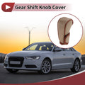 Gear Shift Knob Cover for Car SUV Hook and Loop Style Polyester PU