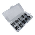 250 Piece Nitrile O Ring Set for High Temp Applications (10 Sizes)