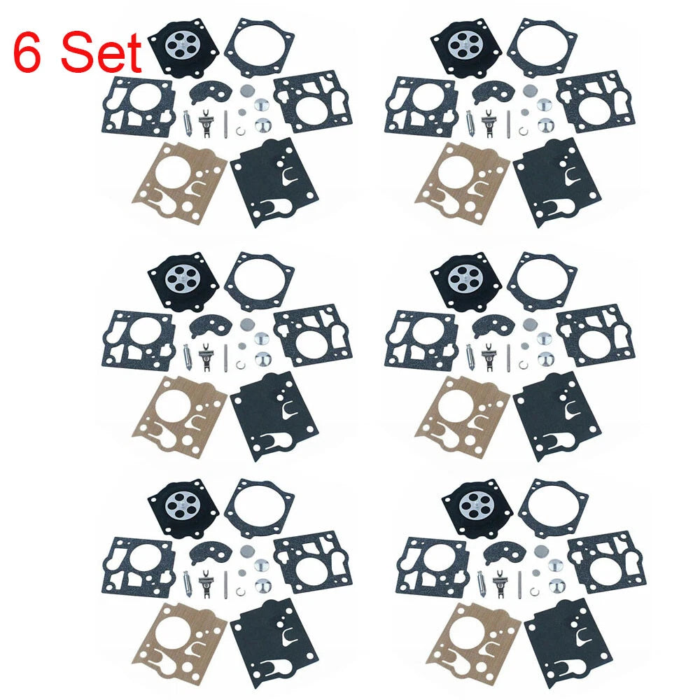 Set of 6 Carburetor Gasket Repair Kits K10-SDC for McCulloch Homelite Echo