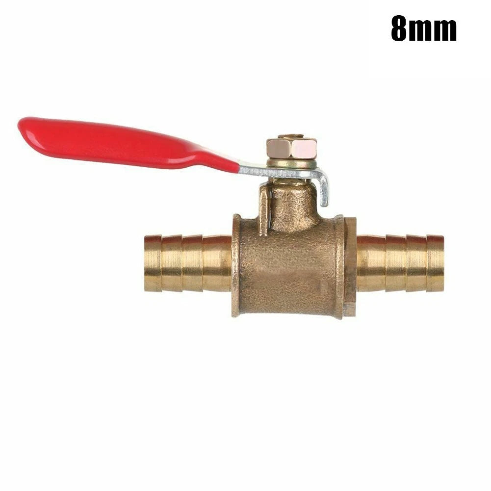 Brass Ball Valve Shutoff with Hose Barb for Various Applications
