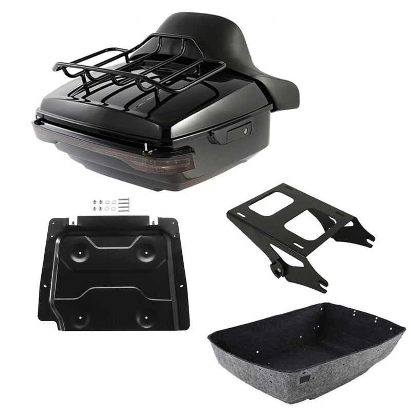 LED Trunk Pad Mount Rack for Harley Road Glide FLTRX (2014–2026)
