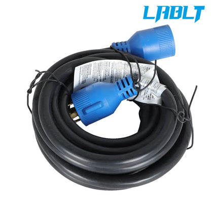 15 FT 30 Amp Locking Power Extension Cord for RV (NEMA L14-30)