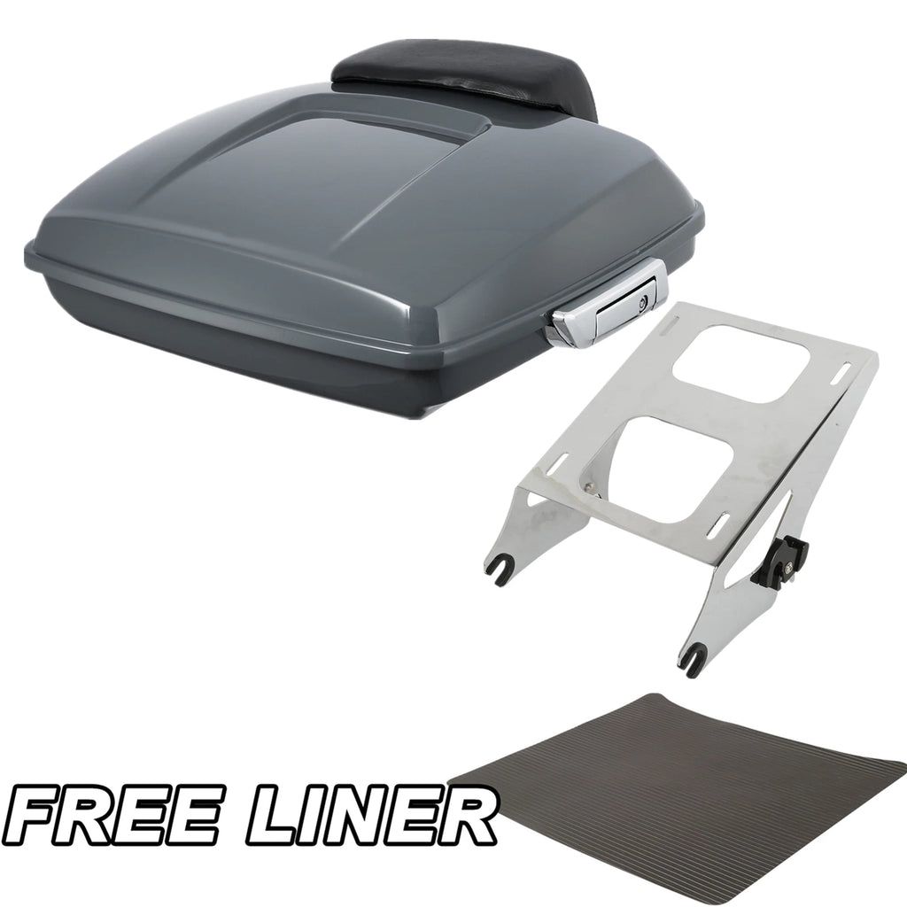 Razor Trunk Backrest Pad Mount Rack for Harley Touring (2014–2026)