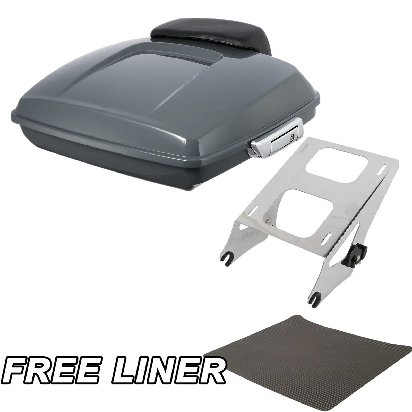 Razor Trunk Backrest Pad Mount Rack for Harley Touring (2014–2026)