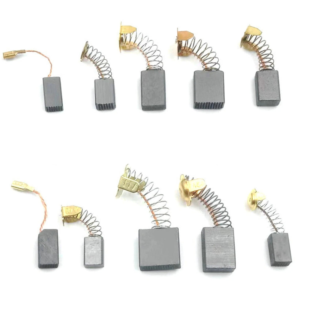 Carbon Brushes Set for Electric Motors (10 Sizes)