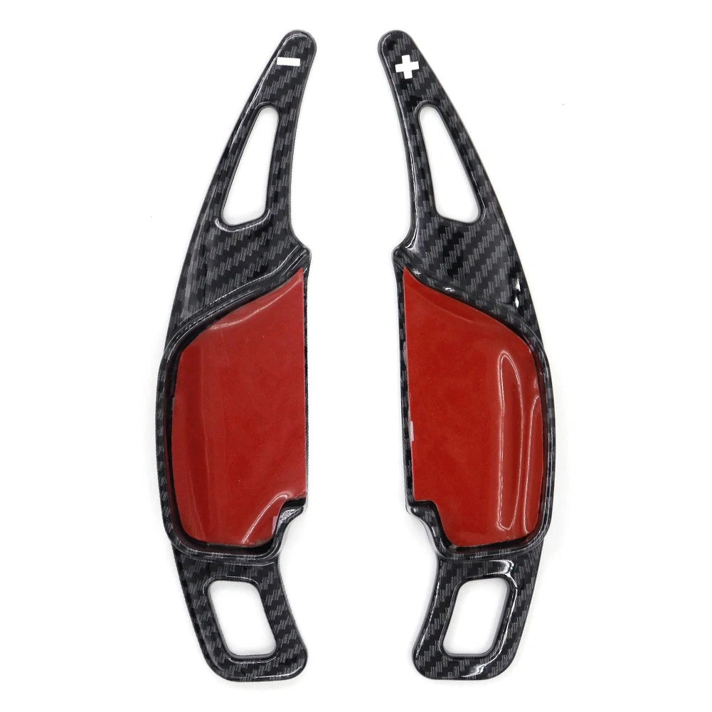 Steering Wheel Shift Paddle Extensions for Toyota Mark X Levin Camry (2004–2020) - Black ABS Pair
