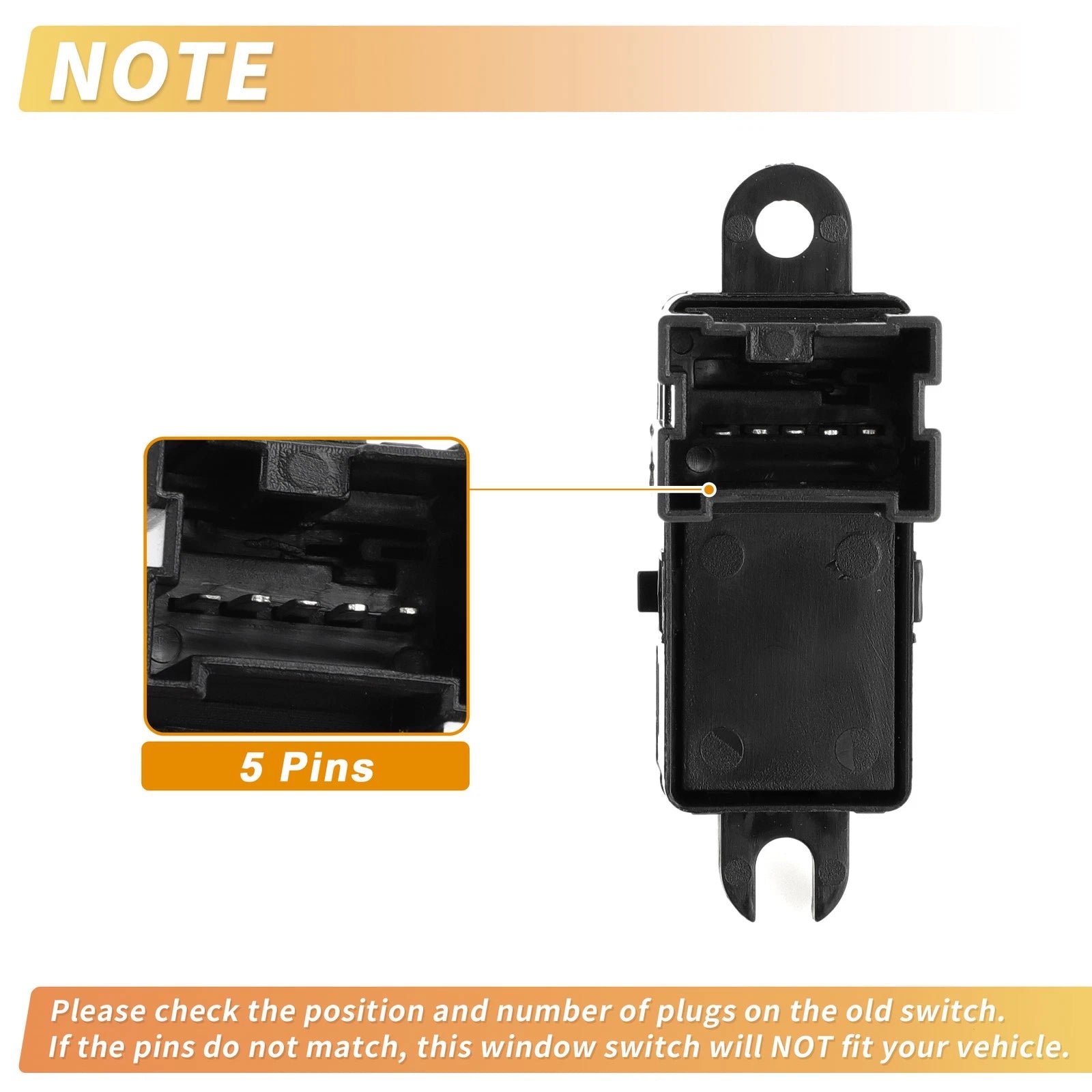 Power Window Switch for Nissan Pathfinder, Versa (No. 25411AX010)