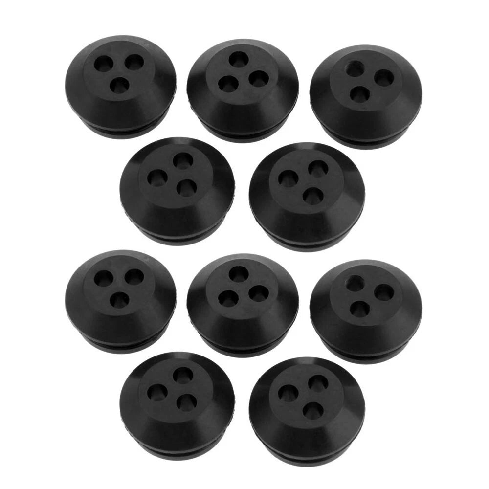 10 Pack Fuel Gas Tank Grommet 3 Hole for Trimmer (V137000030, 13211546730)