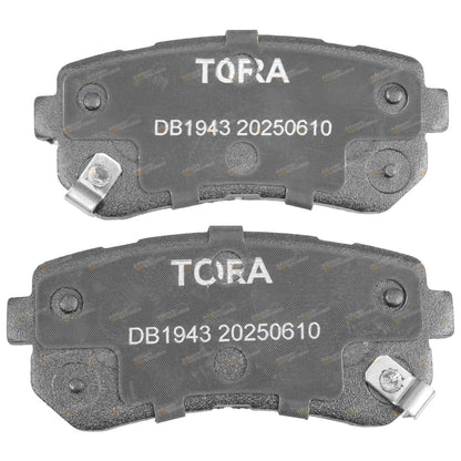 Rear Disc Brake Pad Set for Hyundai i30 FD (2007–2012) G4GC D4FB G4FC
