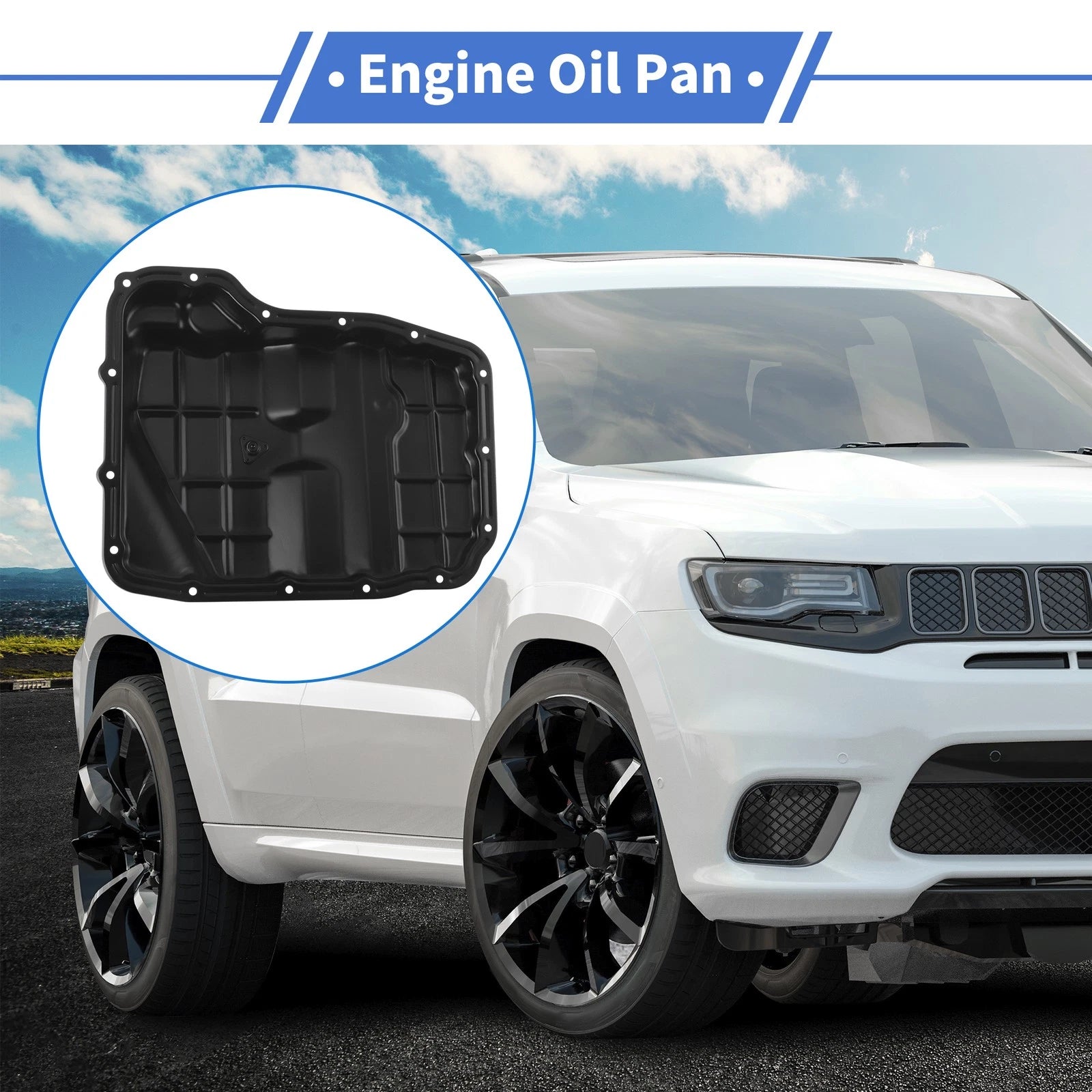 Engine Oil Pan Replacement for Jeep Grand Cherokee (2010–2013) Aluminum