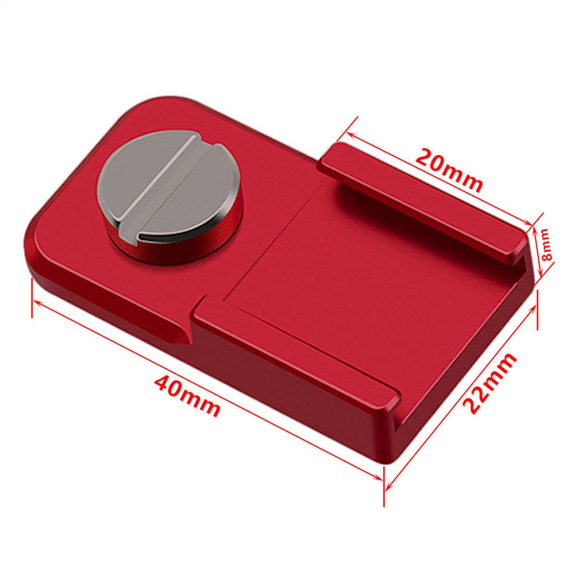 Shoe Mount Adapter Base for Camera with 1/4" Hole