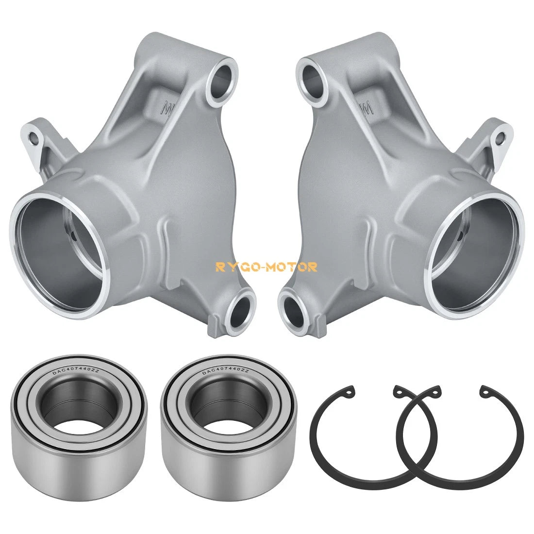 Set of 2 Rear Wheel Carriers w/ Bearings for Polaris RZR S 800 (2009–2014)