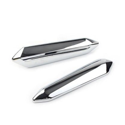 Pair Chrome Windshield Strut Covers for Honda Goldwing GL1800 (2018–2023)
