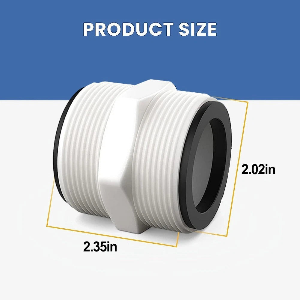 2X Hose Adapter for Intex Pool Pump (1.5 inch)