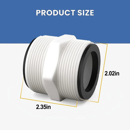 2X Hose Adapter for Intex Pool Pump (1.5 inch)