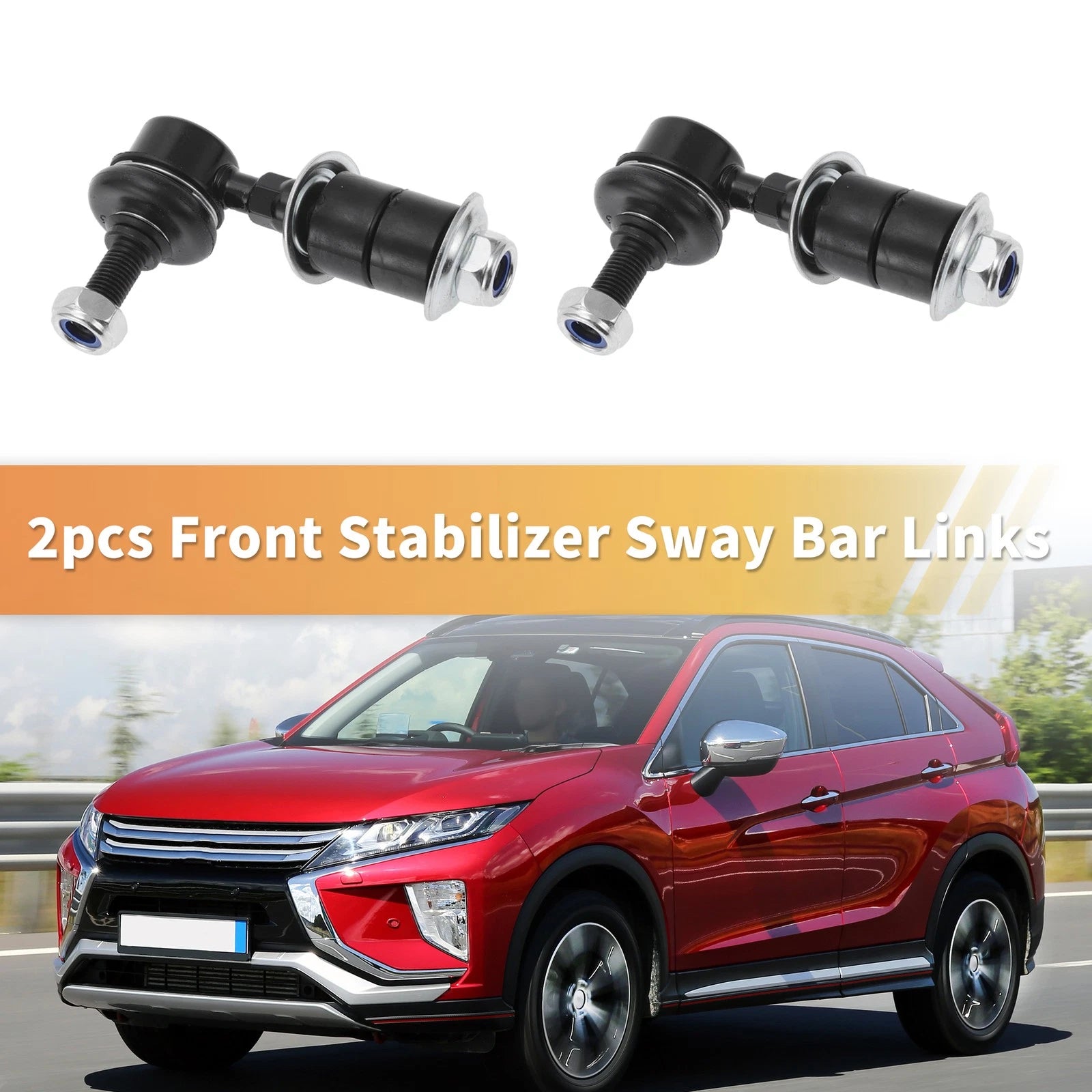2pcs Front Stabiliser Sway Bar Link Replacement for Mitsubishi Outlander (2003–2006)