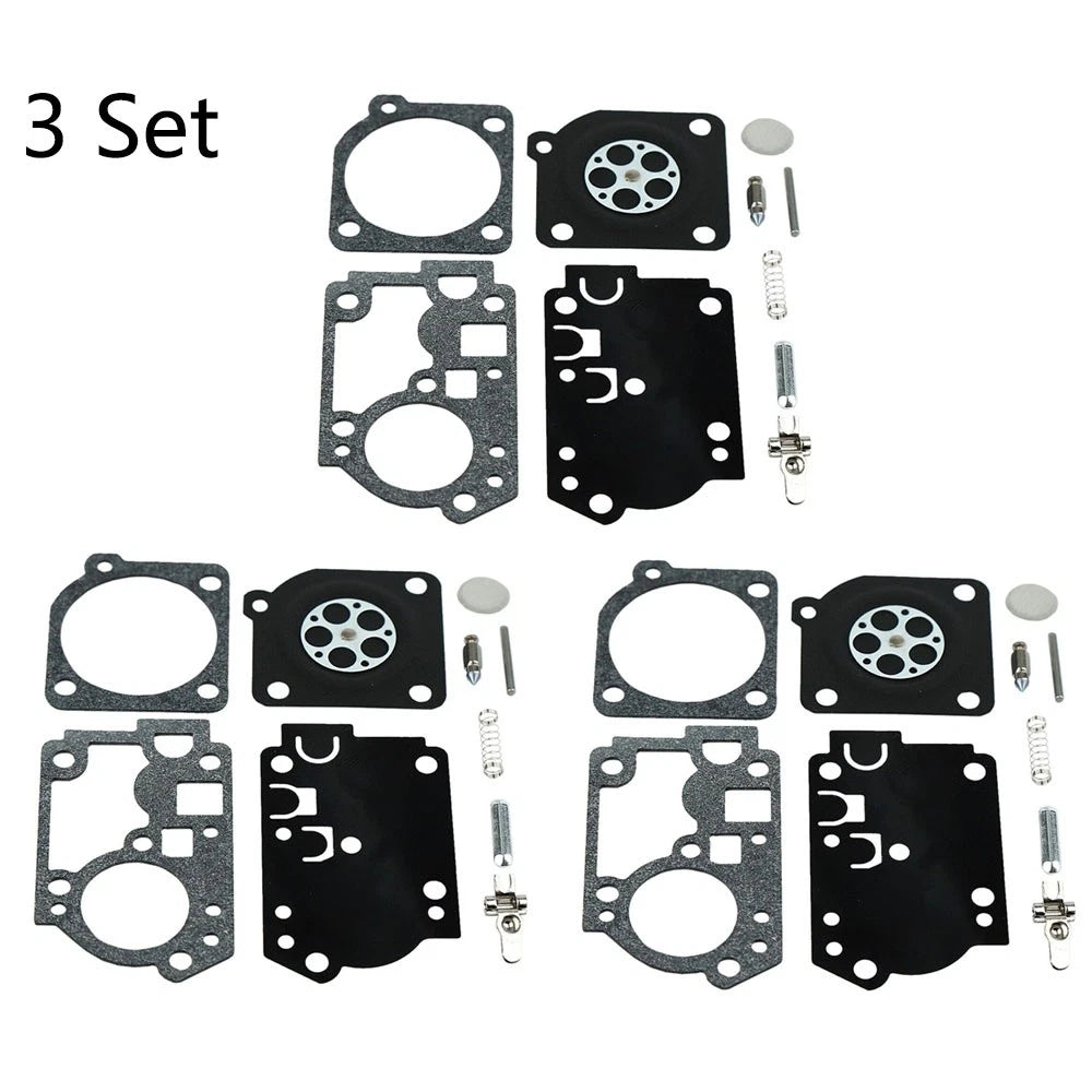 3X Carburetor Gasket Kit for Poulan BVM210VS (Zama RB-156 C1U-W43 C1U-W45)