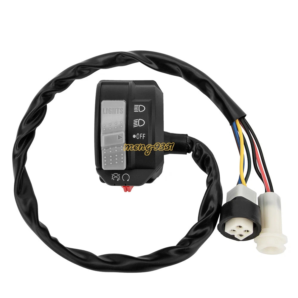 Left Handlebar Start Kill Switch for Yamaha Warrior 350 (1987–1996)