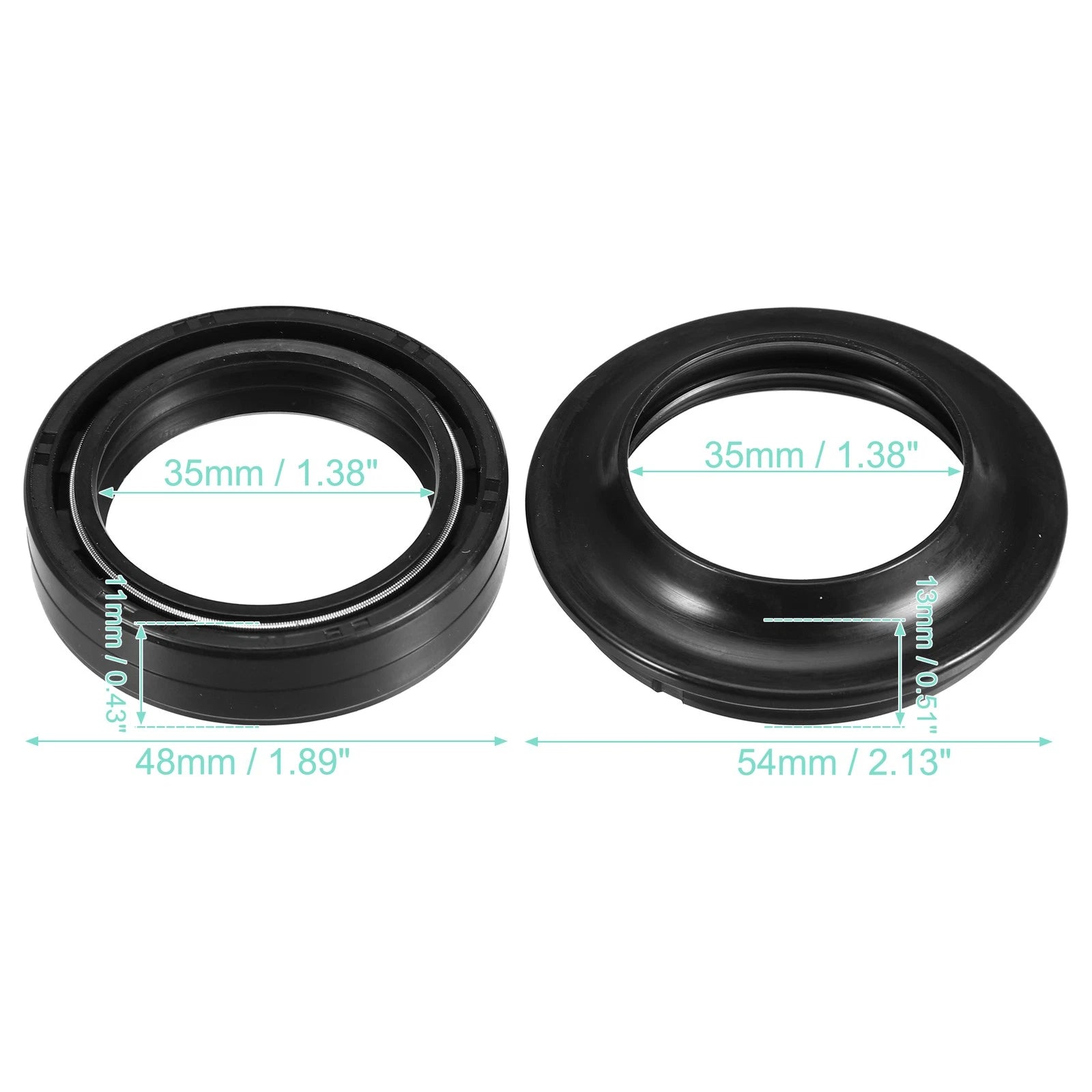 Front Fork Oil Seal and Dust Seal Set for BMW R850 (1983–1994)