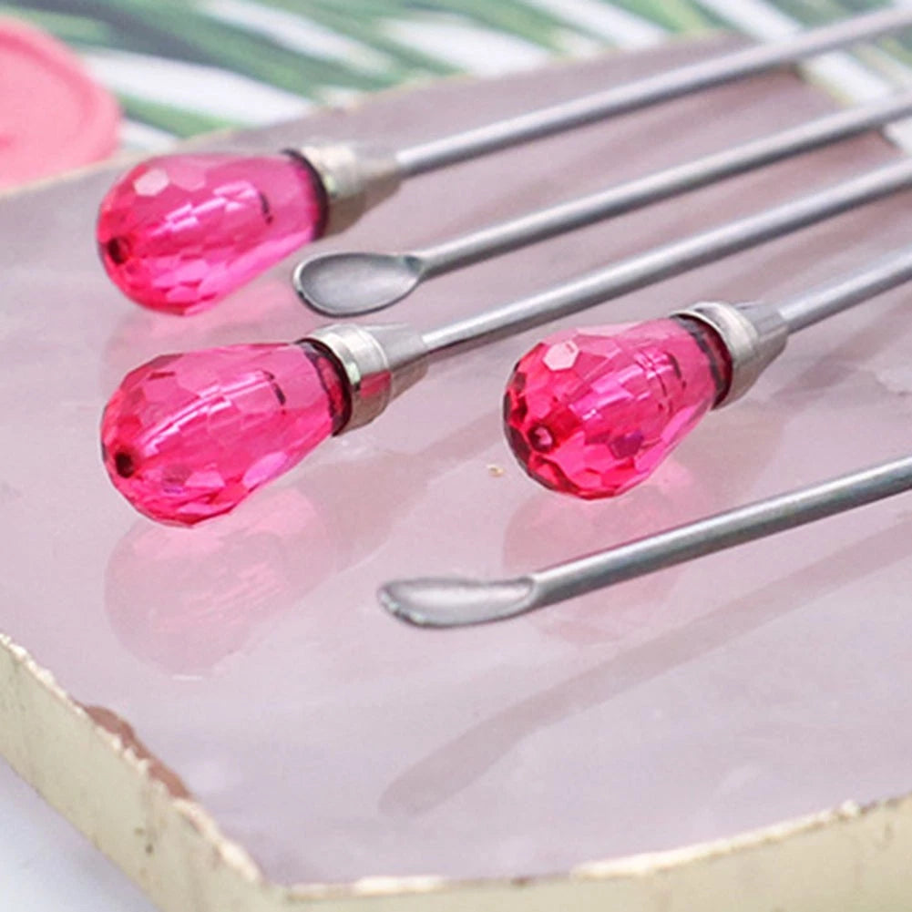 Seal Making Auxiliary Wax Spoon DIY Tool for Melting and Stirring