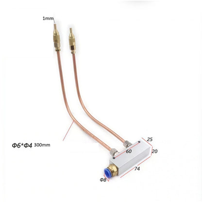 Copper Tube for CNC Nozzle (Air Blowing, Water Spraying, Oil Application)