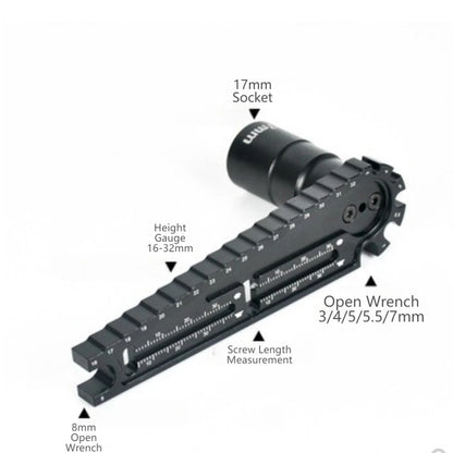 17mm Hex Socket Wrench Tool for RC Car Tire Removal and Height Setting