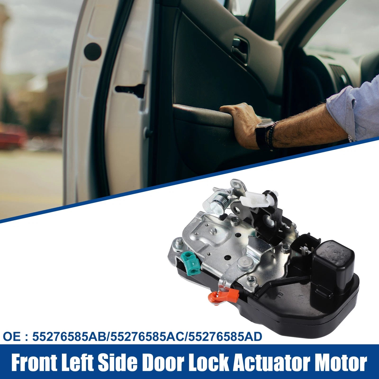 Front Left Door Lock Actuator Motor Replacement for Dodge Ram 1500 (2003–2008)